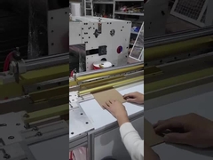 Hediye Kutusu İçin Yarı Otomatik Karton Karton Kanal Açma Makinesi