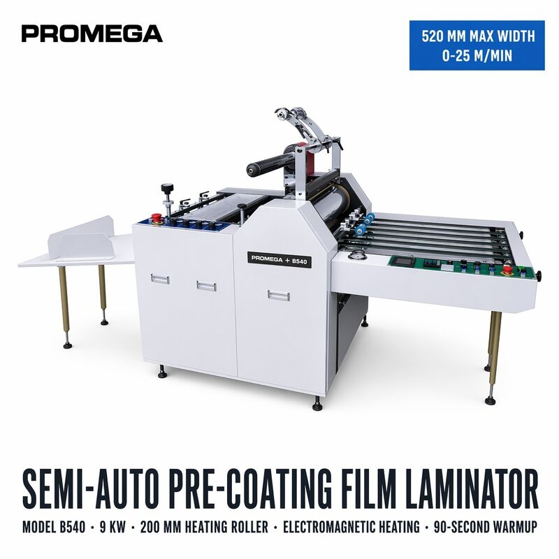 Semi Automatic Pre-coating Film Laminating Machine 1000kg 3300x1200x1400mm