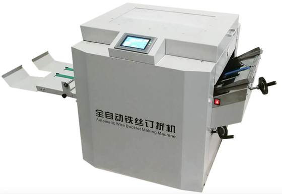 Yarı Otomatik M2000 Kafa Tel Dikiş Makinası LCD Ekran