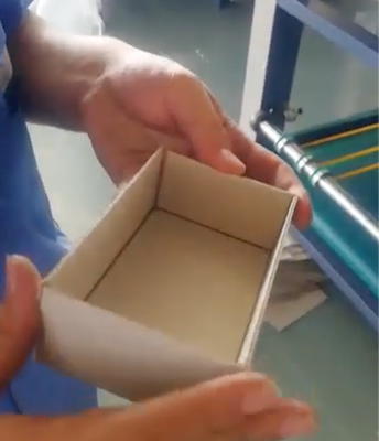 Karton MDF Bıçak Kağıt Sert Kutu Yapımı İçin Otomatik Ciltli V Oluk Kesme Makinesi